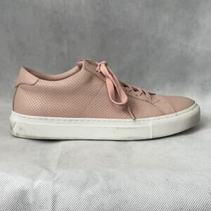 GREATS Royale Perforated Blush Sneakers Sz 10